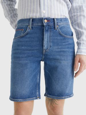 Dzhinsovye Shorty Brooklyn Standartnogo Kroya Denim Tommy Hilfiger
