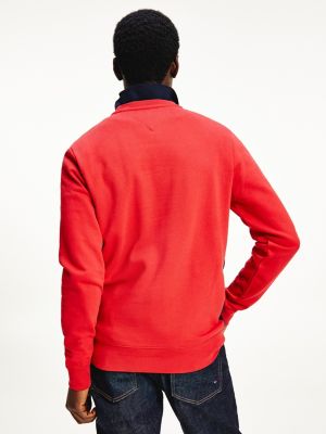 tommy hilfiger colour blocked logo sweatshirt