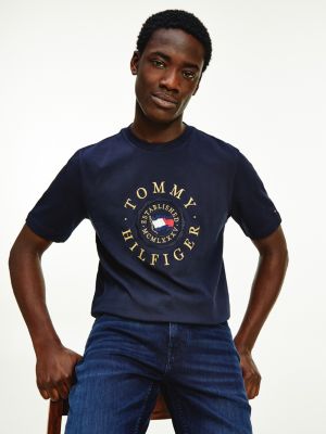 navy blue tommy hilfiger t shirt