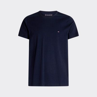 Futbolka Essential Iz Organicheskogo Hlopka Sinij Tommy Hilfiger