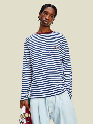 tommy jeans crest long sleeve
