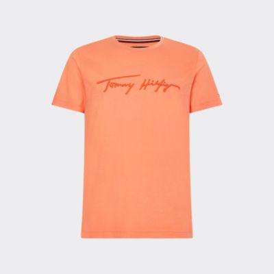 Futbolka Signature Iz Organicheskogo Hlopka Zelenyj Tommy Hilfiger