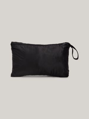doudoune déperlante compressible noir pour hommes tommy hilfiger