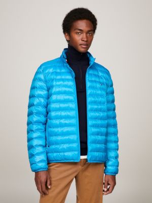 NBA Collage Wool & Leather Jacket Light Blue Light Blue / L