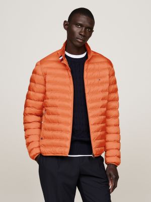 Mens orange padded jacket on sale