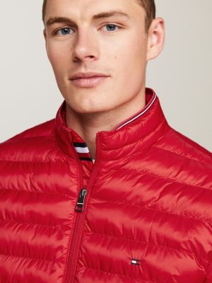 Tommy Hilfiger Packable Padded Recycled Vest Red