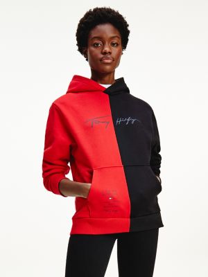 black tommy hilfiger hoodie