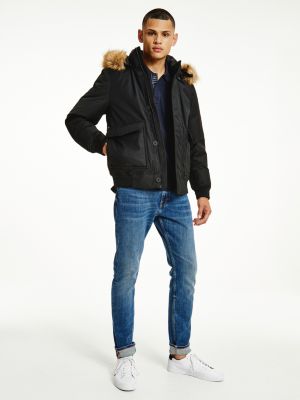 Rockie Down Bomber Jacket | BLACK | Tommy Hilfiger