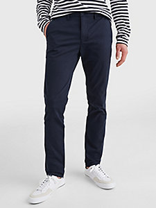 Herren Bekleidung Hosen und Chinos Freizeithosen und Hosen Tommy Hilfiger Baumwolle Hose mit Streifen-Print in Grau für Herren 