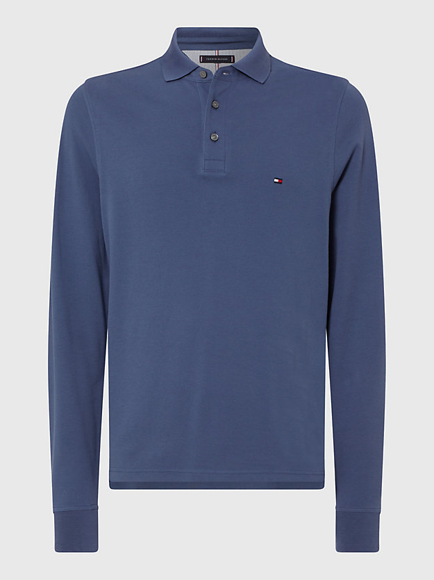 FADED INDIGO 1985 Collection Slim Fit Long Sleeve Polo for men TOMMY HILFIGER