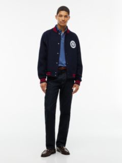 1985 Slim Fit Long Sleeve Polo Shirt — Blue 2