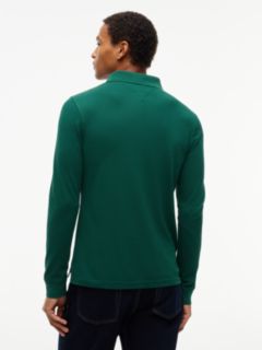 1985 Slim Fit Long Sleeve Polo Shirt — Green 4