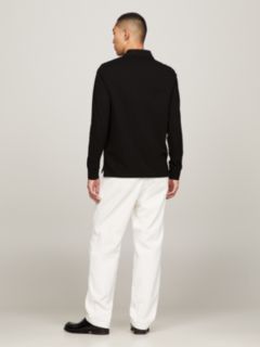 1985 Regular Fit Long Sleeve Polo Shirt — Black 6