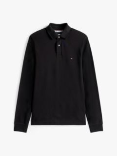 1985 Regular Fit Long Sleeve Polo Shirt — Black 7