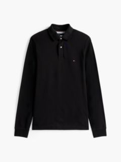 1985 Regular Fit Long Sleeve Polo Shirt — Black 8