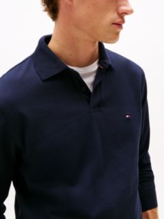 1985 Regular Fit Long Sleeve Polo Shirt — Blue 2