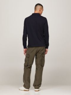 1985 Regular Fit Long Sleeve Polo Shirt — Blue 6