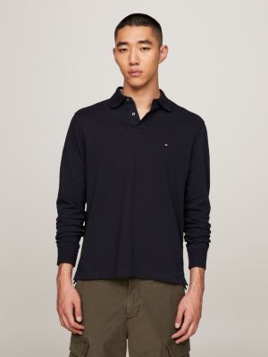 Tommy Hilfiger - Polo Manches Longues 0182 Noir 