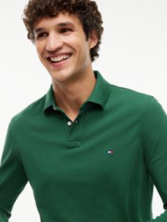 1985 Regular Fit Long Sleeve Polo Shirt — Green 3