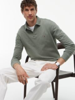 1985 Regular Fit Long Sleeve Polo Shirt — Green 3