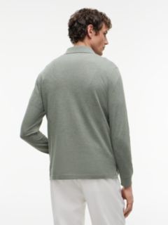 1985 Regular Fit Long Sleeve Polo Shirt — Green 4