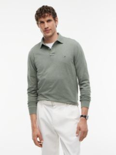 1985 Regular Fit Long Sleeve Polo Shirt — Green 1