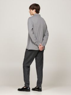 1985 Regular Fit Long Sleeve Polo Shirt — Grey 6