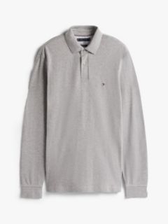 1985 Regular Fit Long Sleeve Polo Shirt — Grey 7