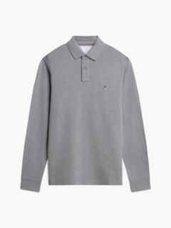 1985 Regular Fit Long Sleeve Polo Shirt — Grey 8