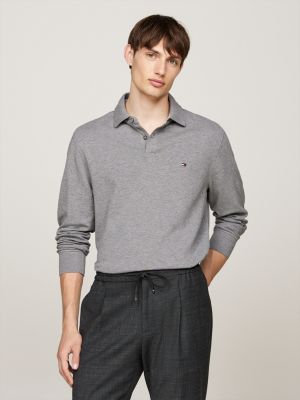 Long Sleeve Polo Shirts for Men Tommy Hilfiger SI