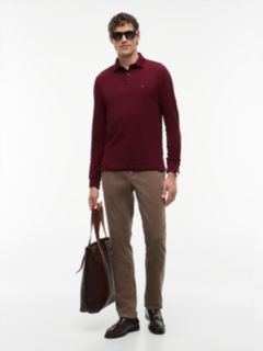 1985 Regular Fit Long Sleeve Polo Shirt — Purple 2