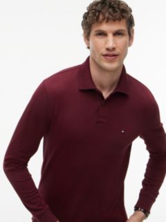 1985 Regular Fit Long Sleeve Polo Shirt — Purple 3
