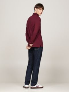 1985 Regular Fit Long Sleeve Polo Shirt — Purple 6