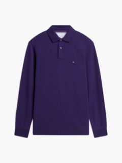 1985 Regular Fit Long Sleeve Polo Shirt — Purple 5