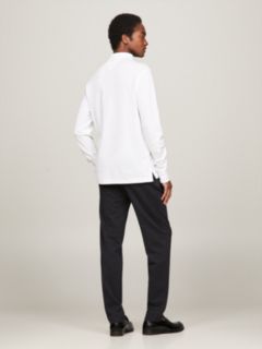 1985 Regular Fit Long Sleeve Polo Shirt — White 6