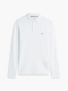 1985 Regular Fit Long Sleeve Polo Shirt — White 8