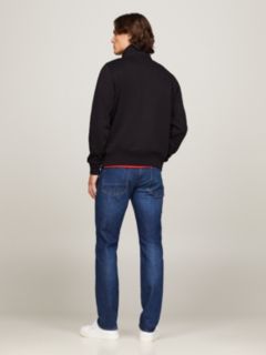 Logo Fleece Quarter-Zip Sweatshirt — Black 6