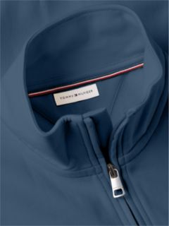 Logo Fleece Quarter-Zip Sweatshirt — Blue 6