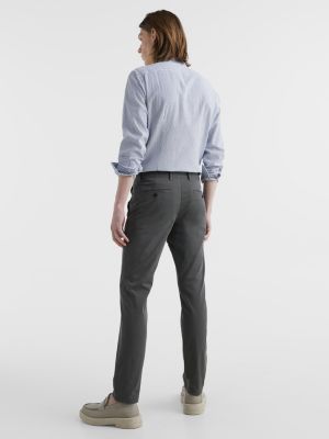 Bleecker Slim TH Flex Chinos | Grey | Tommy Hilfiger