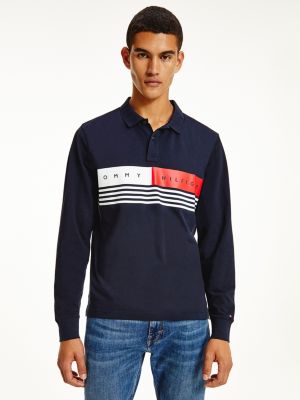 tommy hilfiger polo manga larga hombre