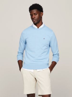 Tommy hilfiger store baby blue jumper