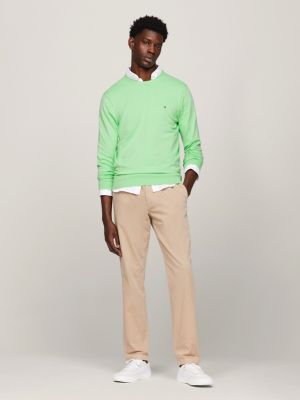 Green tommy hot sale hilfiger jumper