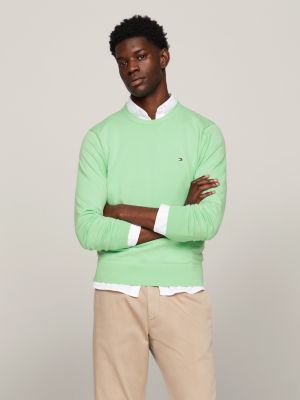 Tommy hilfiger shop green jumper