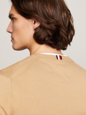 1985 Collection Rundhalspullover | Khaki | Tommy Hilfiger