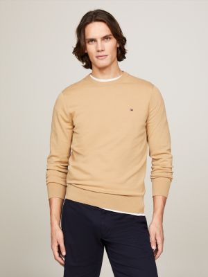 1985 Collection Crew Neck Jumper | Khaki | Tommy Hilfiger