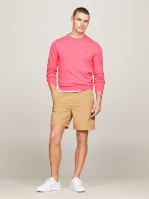 pink 1985 collection rundhalspullover für herren - tommy hilfiger