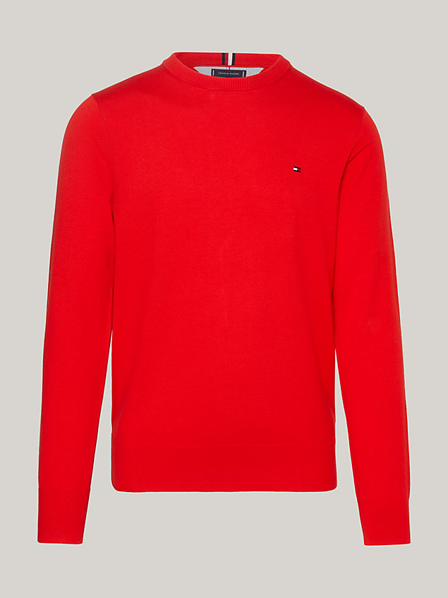 red 1985 collection pullover mit flag für herren - tommy hilfiger