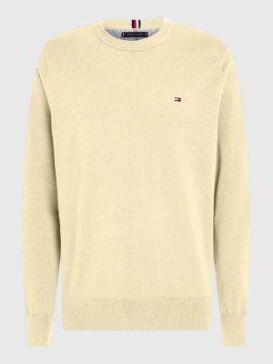 Tommy jeans yellow on sale jumper