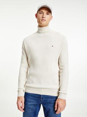 Coltrui met ruittextuur | BEIGE | Tommy Hilfiger