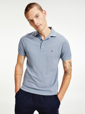 TH Flex Slim Fit Polo | BLUE | Tommy Hilfiger